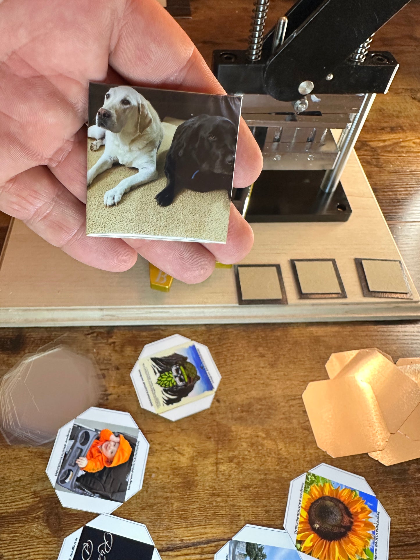 2"x2" photo magnets