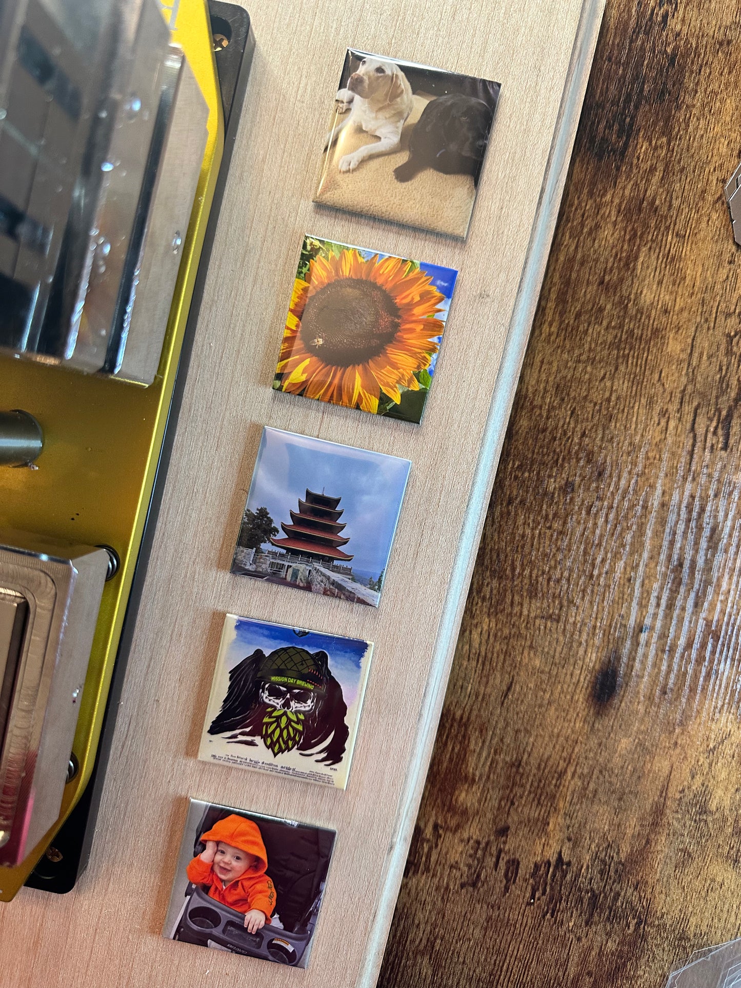 2"x2" photo magnets